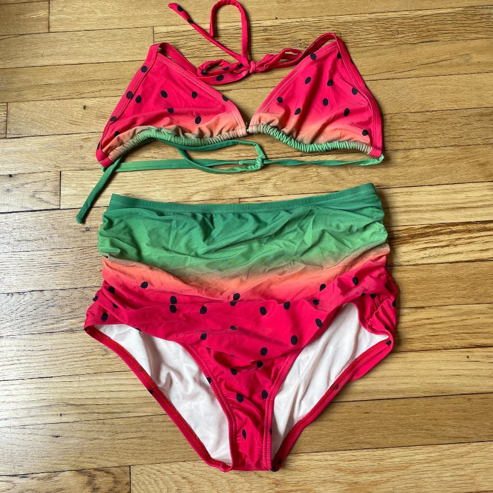 Unique Vintage Watermelon Bikini XXL